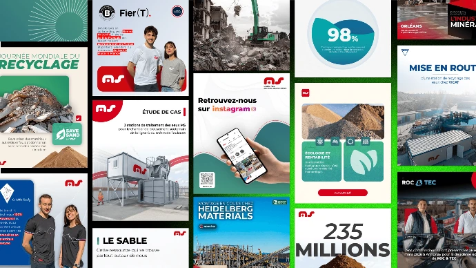 Planche présentation visuel communication