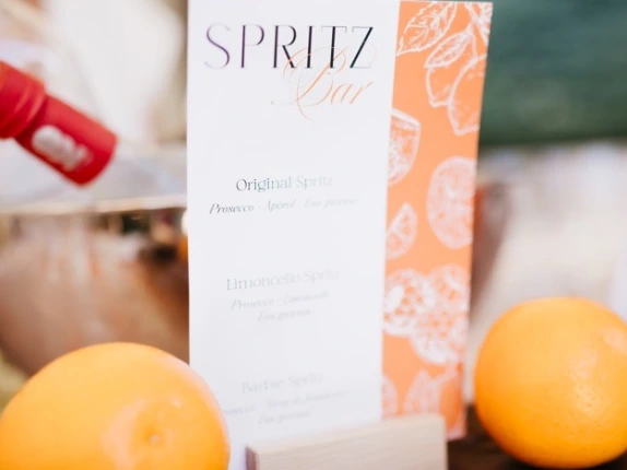 Carte du bar à Spritz